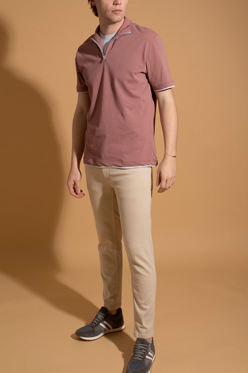 ELEVENTY-Five Pocket Pant - Taupe-
