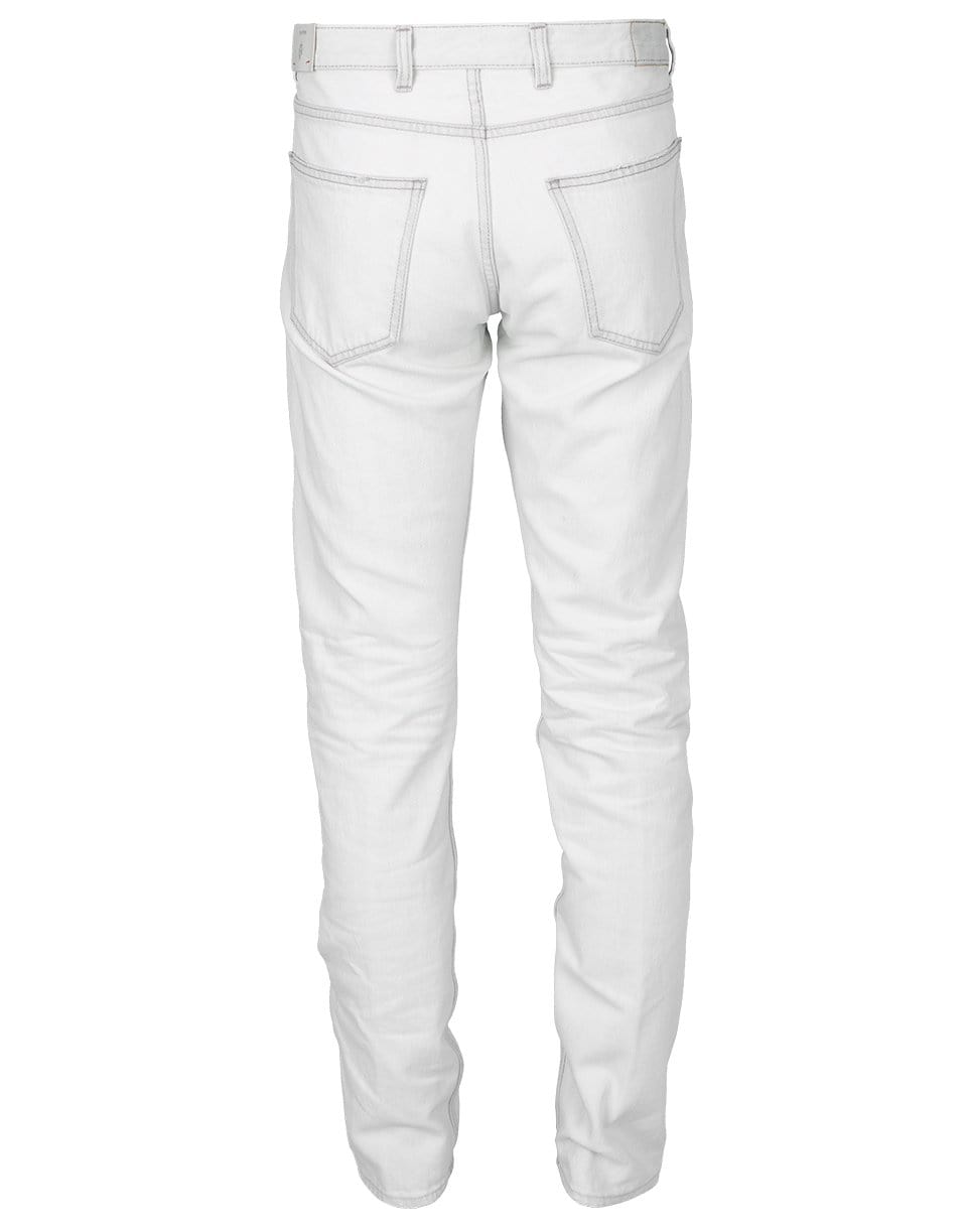 ELEVENTY-White Five Pocket Jean-