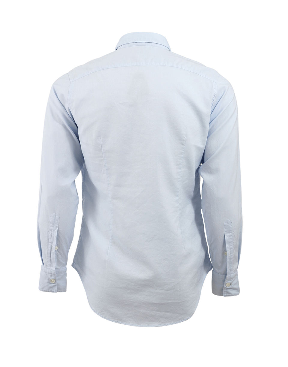 ELEVENTY-Washed Oxford Shirt-