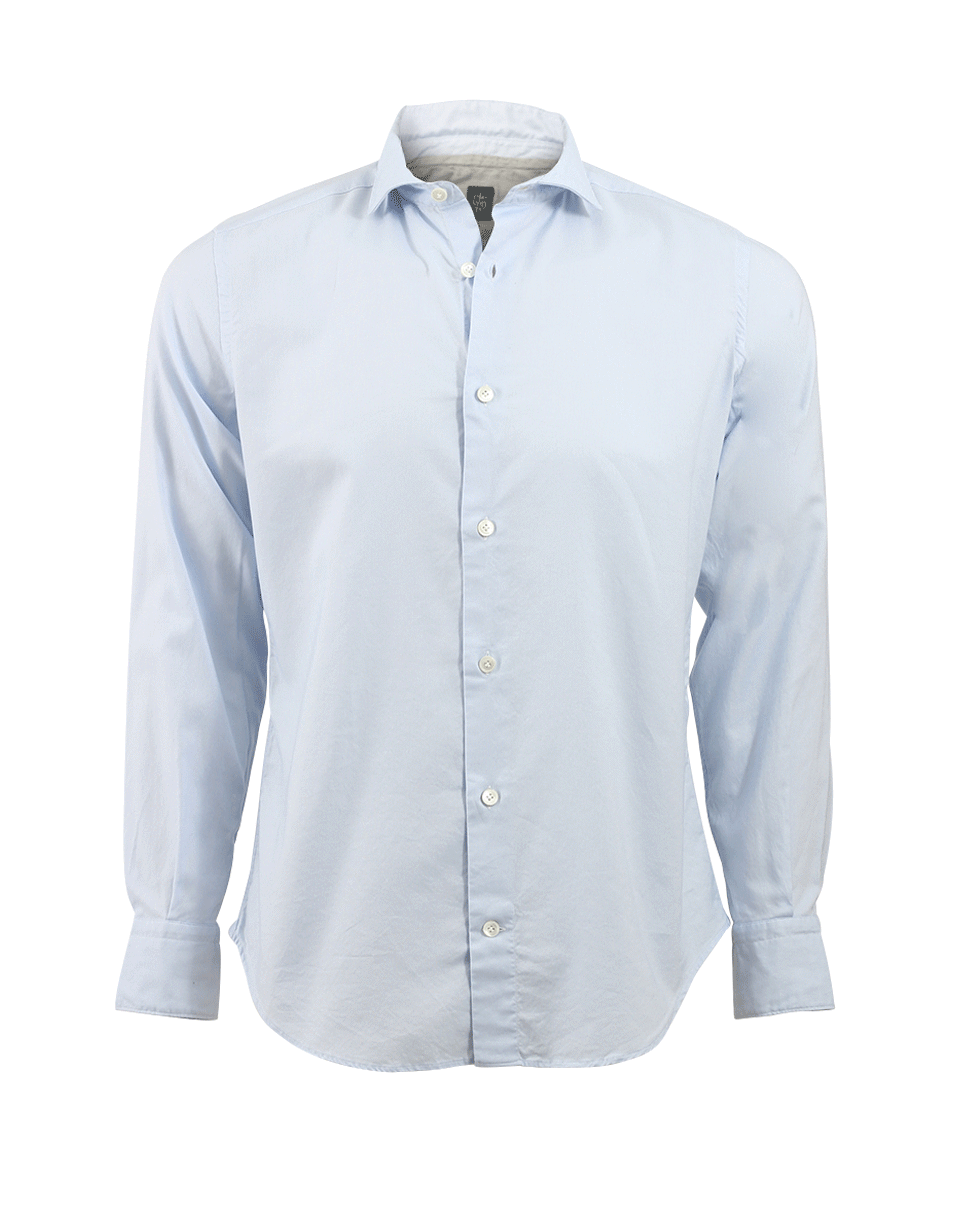 ELEVENTY-Washed Oxford Shirt-