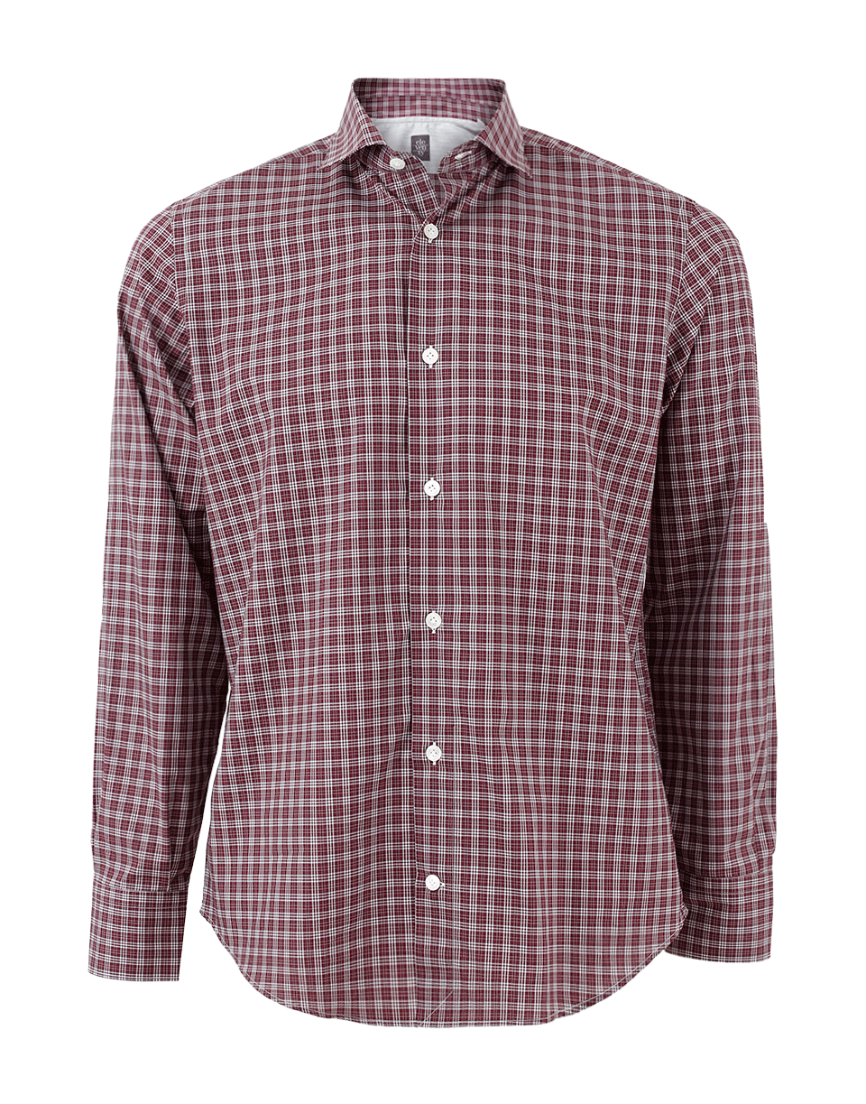 ELEVENTY-Check Plaid Shirt-