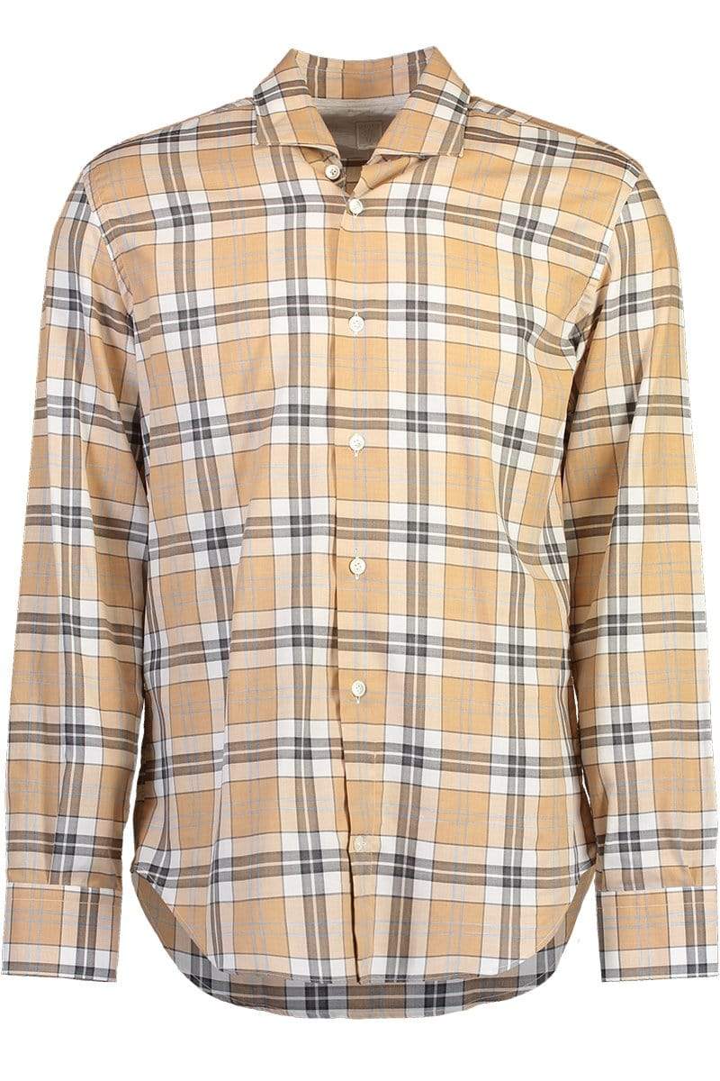 ELEVENTY-Long Sleeve Shirt - Camel-