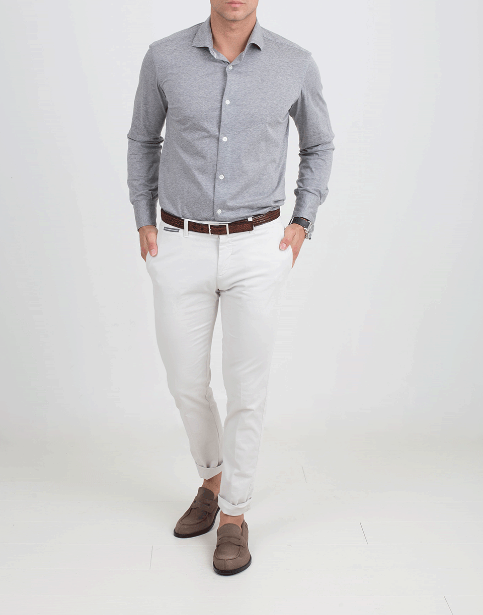 ELEVENTY-Solid Jersey Shirt-
