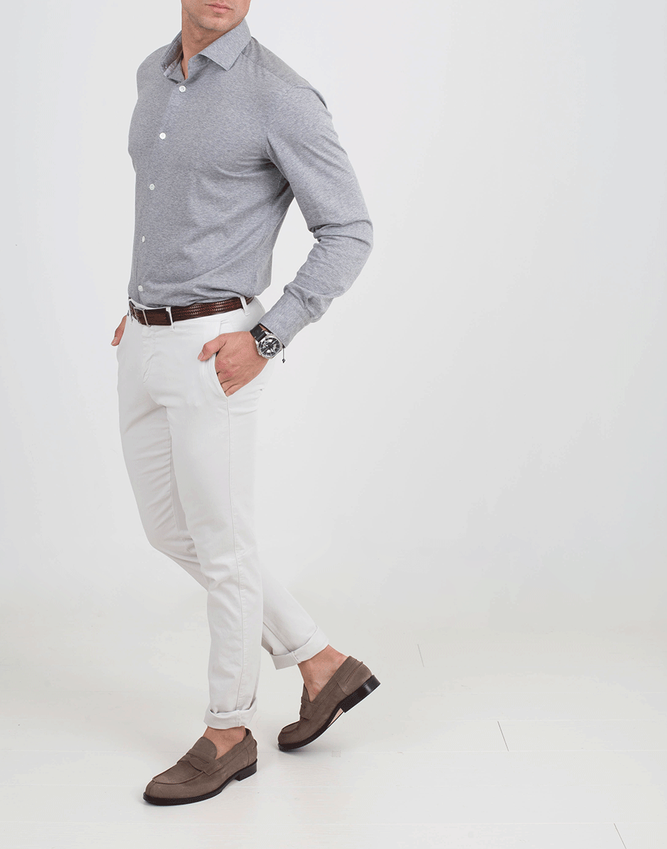 ELEVENTY-Solid Jersey Shirt-