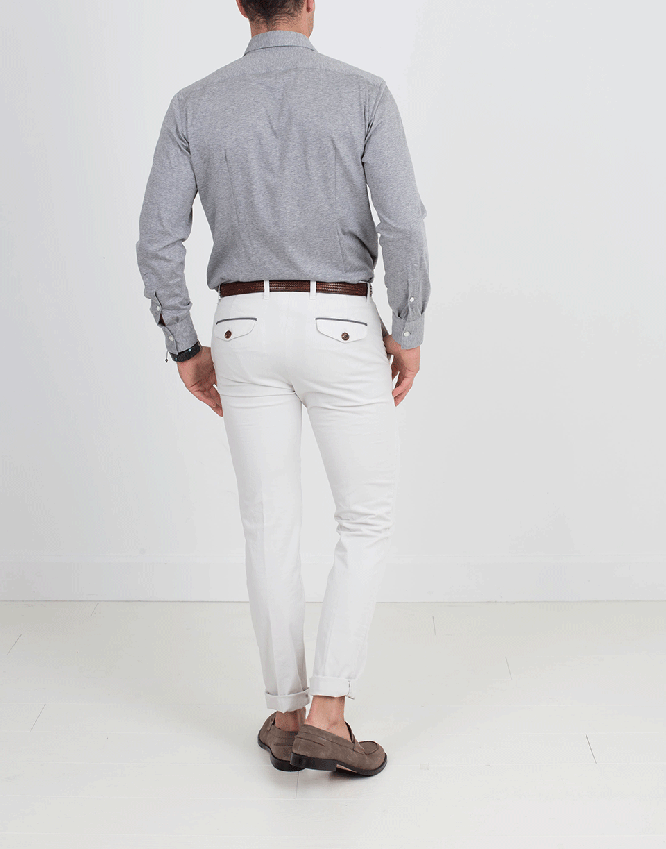 ELEVENTY-Solid Jersey Shirt-