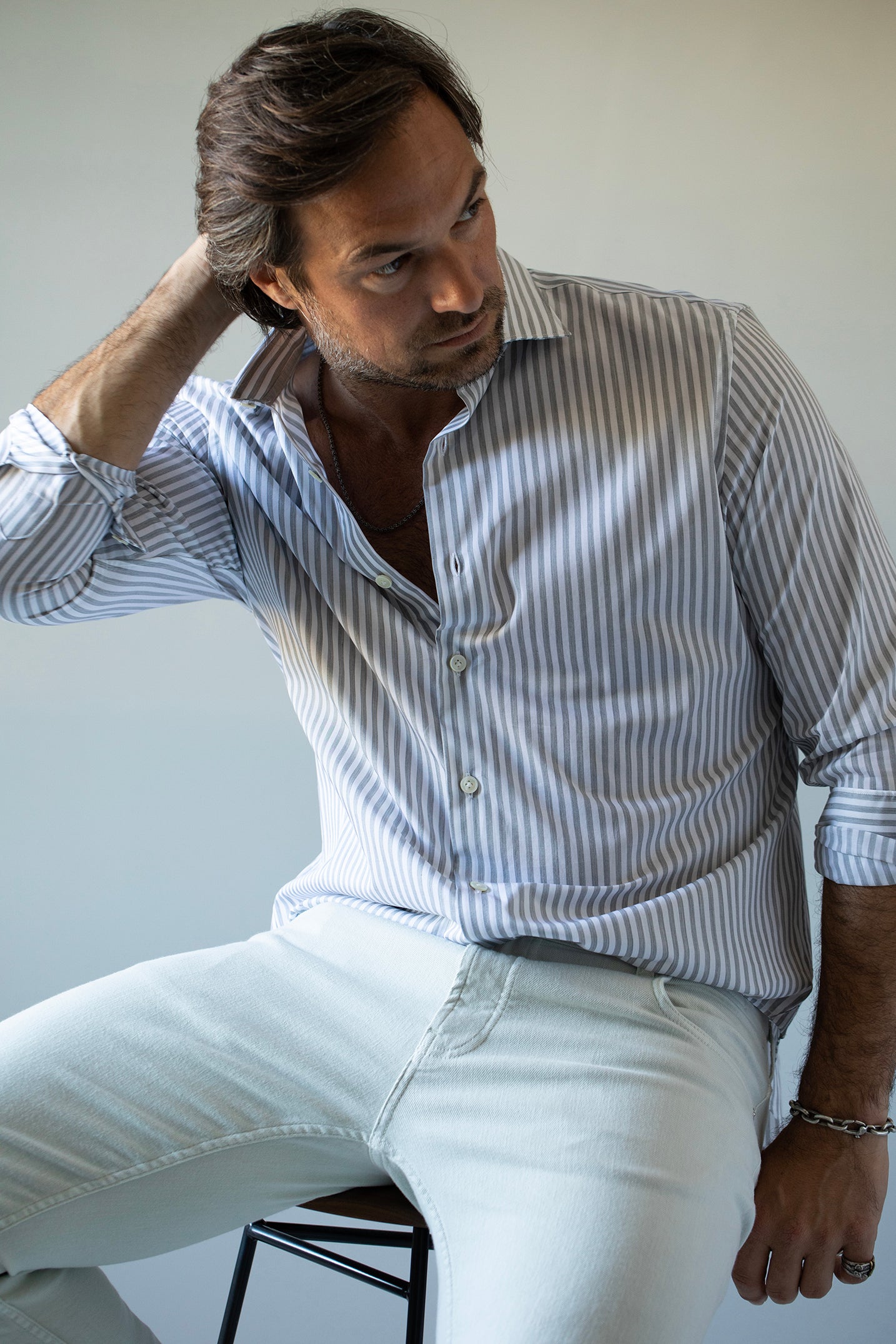 ELEVENTY-Long Sleeve Dandy Shirt-