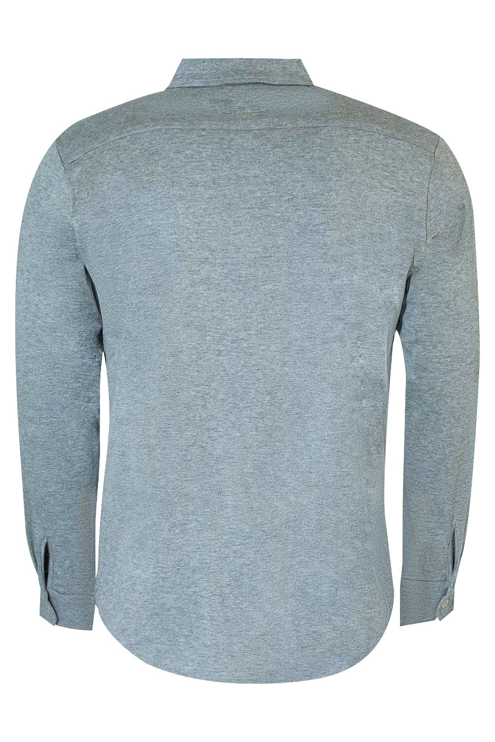 ELEVENTY-Long Sleeve Button Down Shirt - Melange-