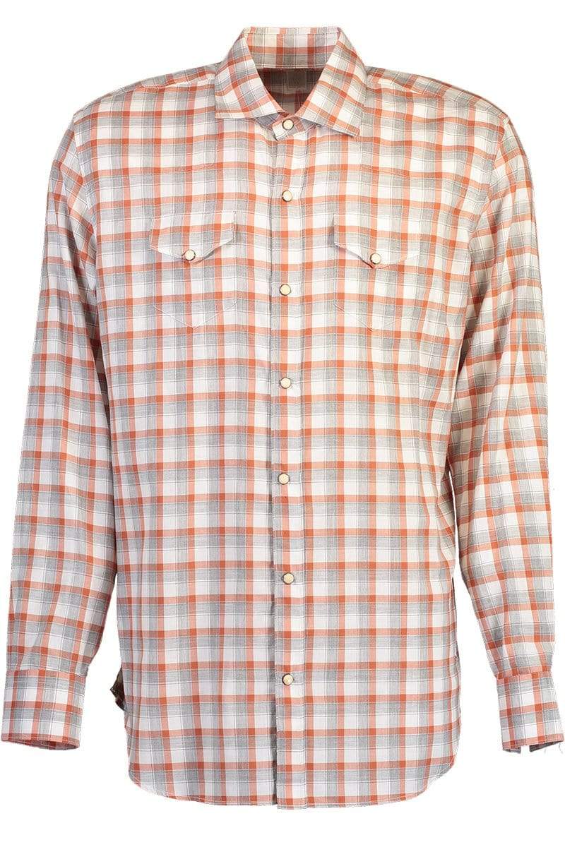 ELEVENTY-Button Up Shirt - Ochre-