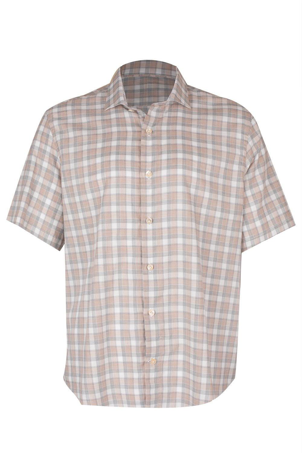 ELEVENTY-Short Sleeve Dandy Shirt - sand-