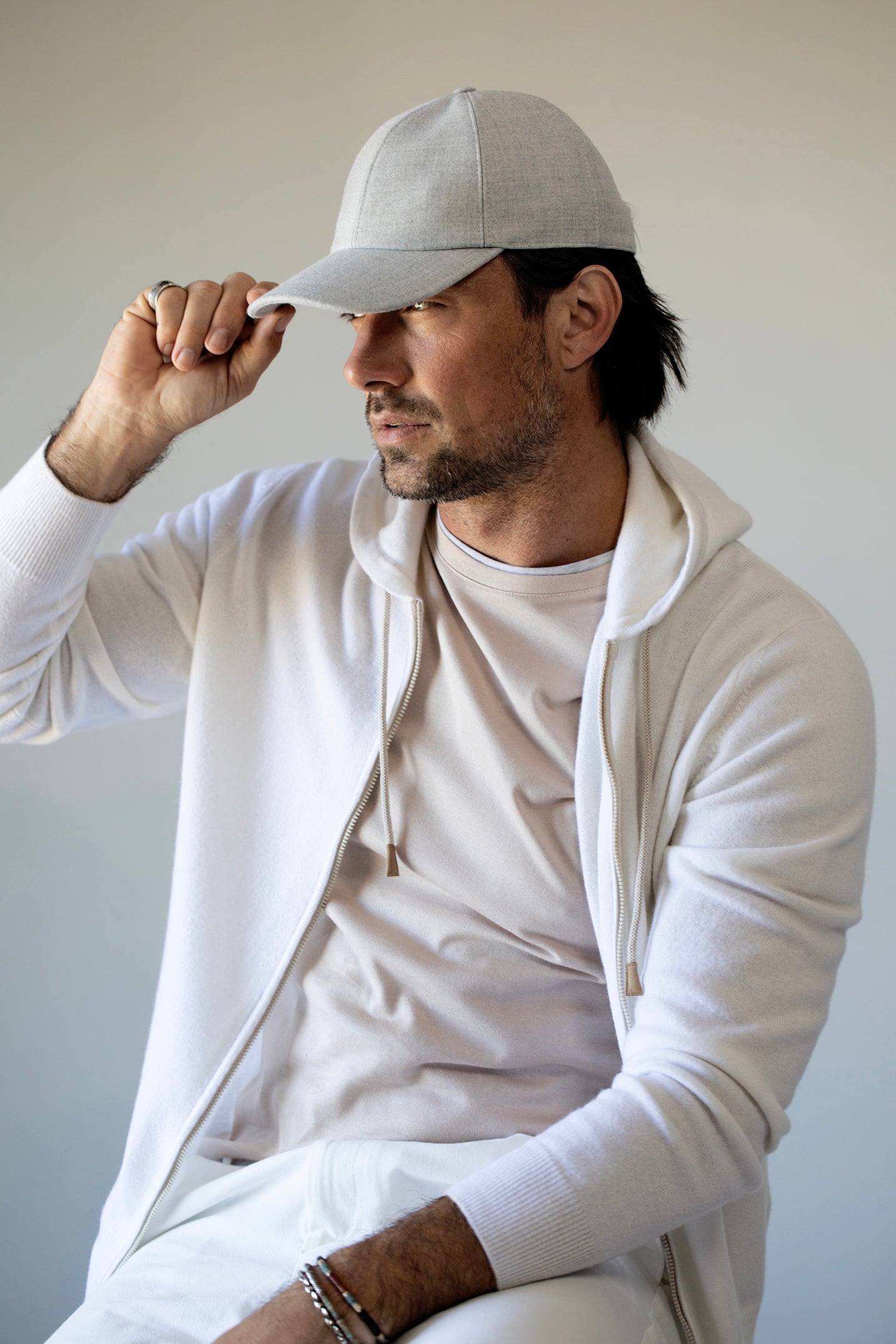 ELEVENTY-Cashmere Sweater - Bianco-