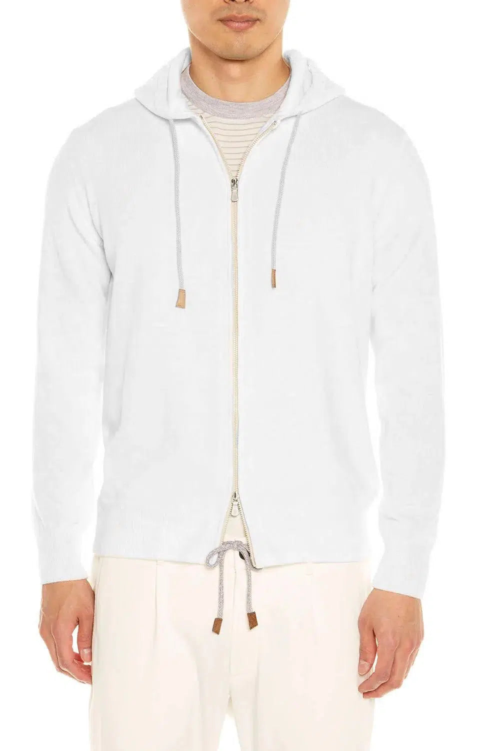 ELEVENTY-Cashmere Sweater - Bianco-