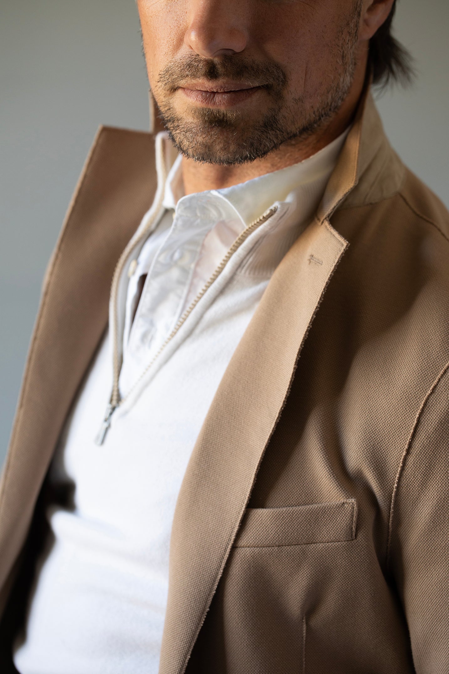ELEVENTY-3/4 Zip Sweater-