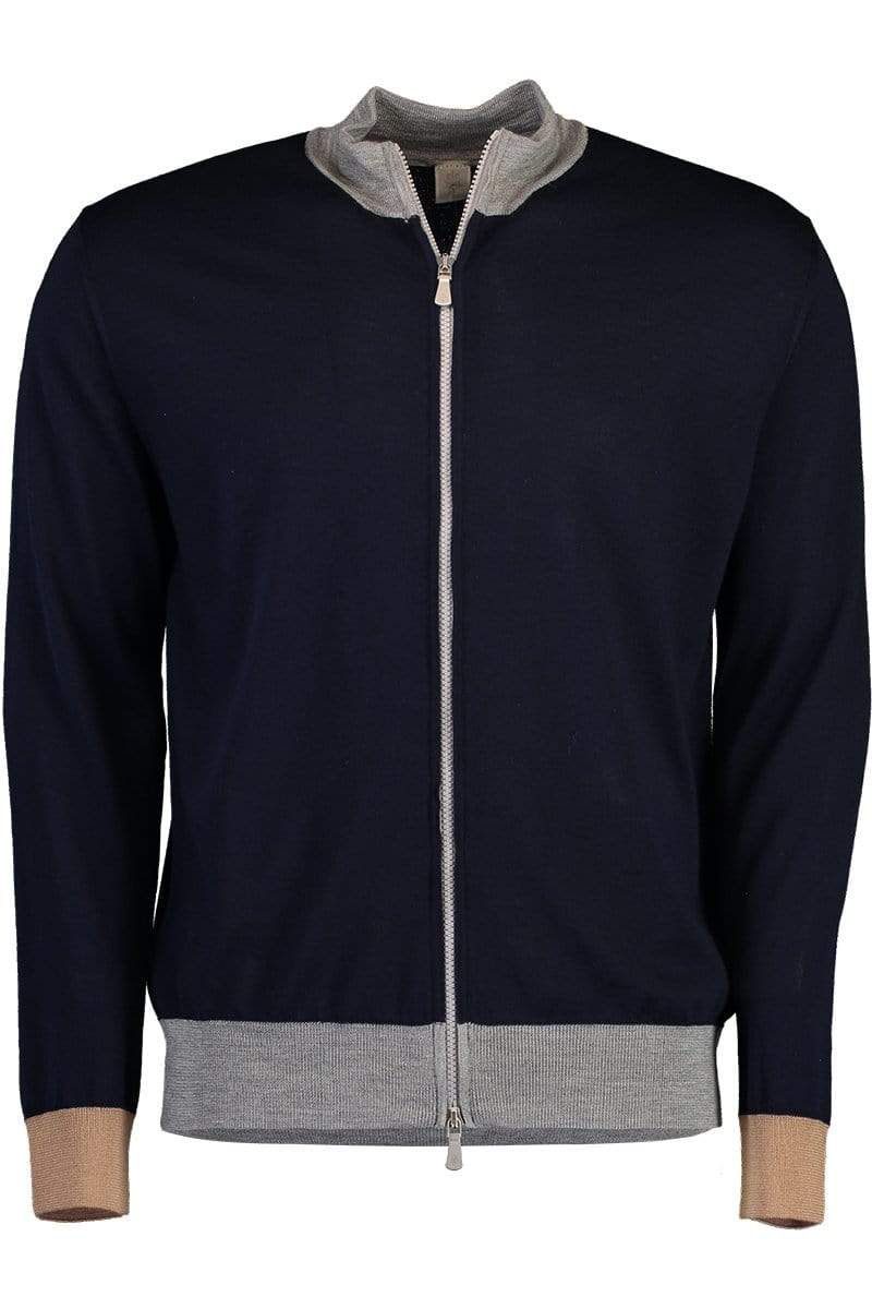 ELEVENTY-Zip Up Sweater-