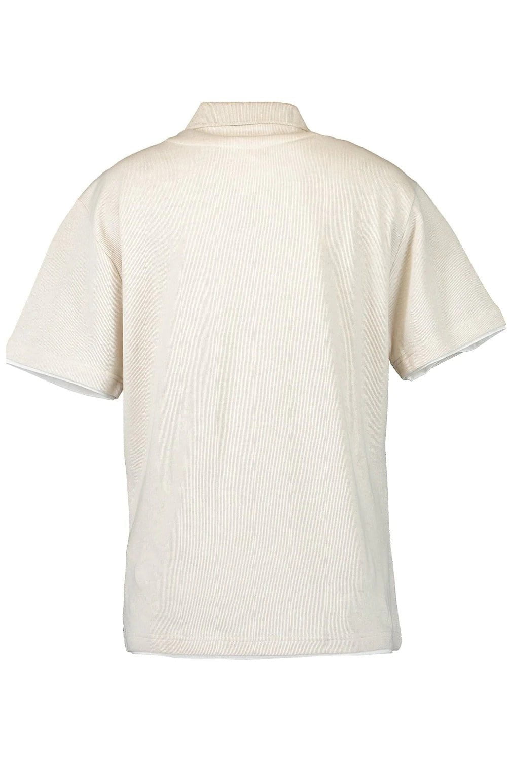 ELEVENTY-Short Sleeve 3/4 Zip Polo - Sabbia-