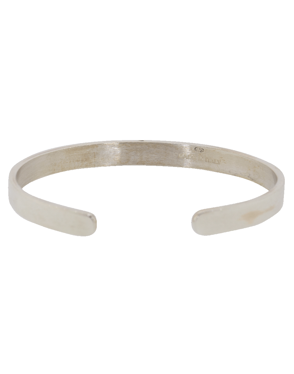 ELEVENTY-Inlay Sterling Cuff-BLACK