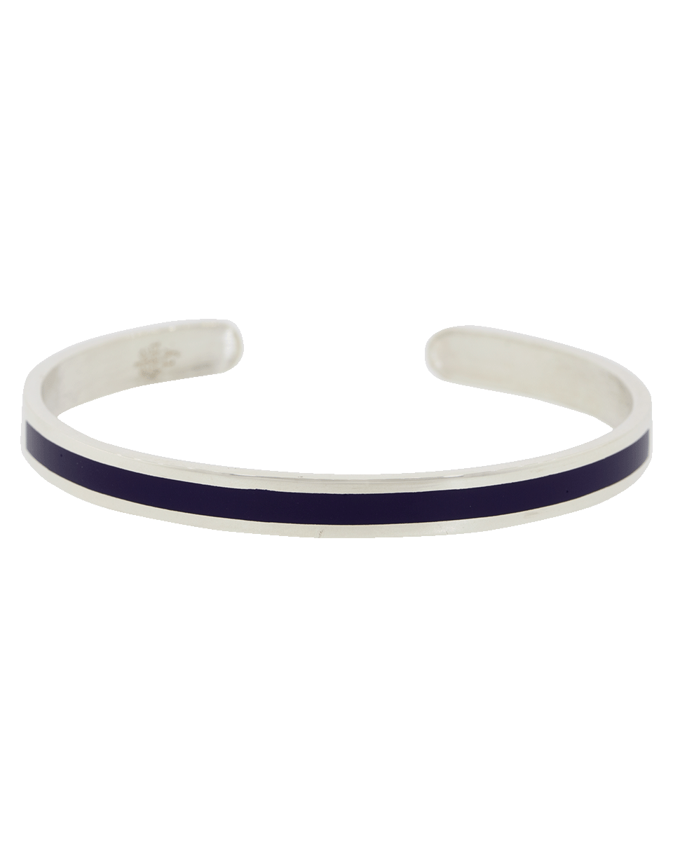 ELEVENTY-Inlay Sterling Cuff-NAVY