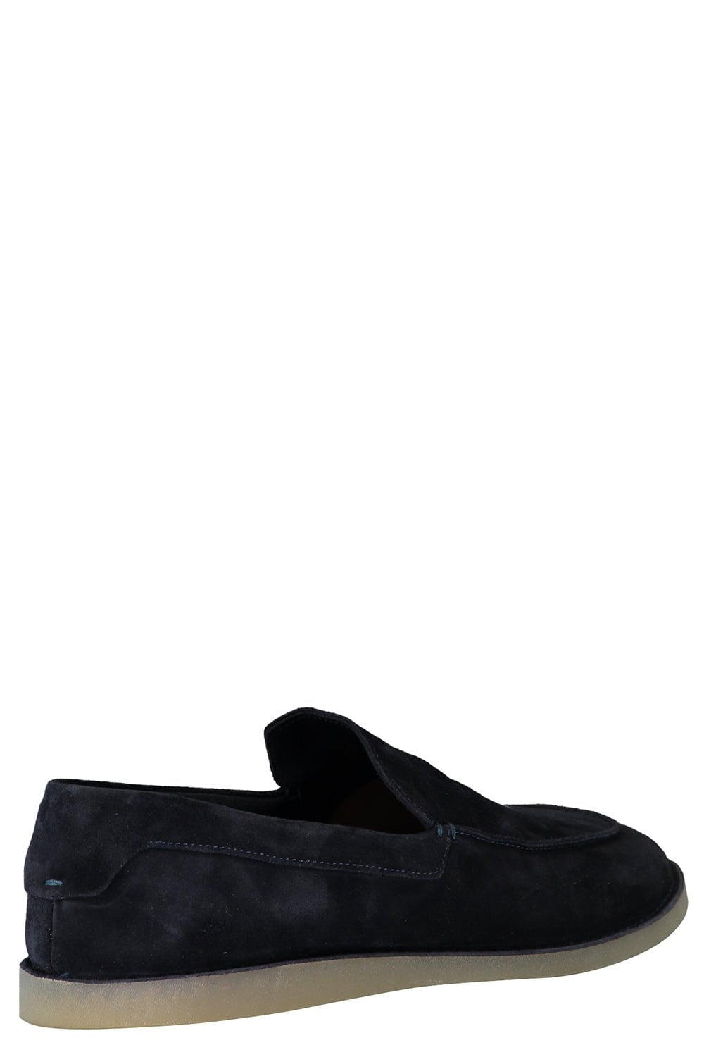 ELEVENTY-Suede Leather Loafer - Blue-