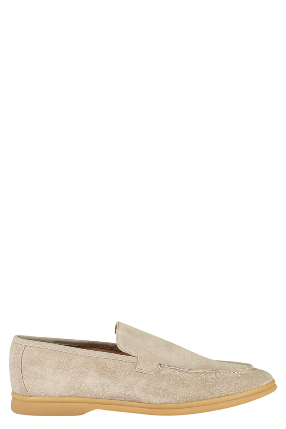 Suede Loafer - Taupe