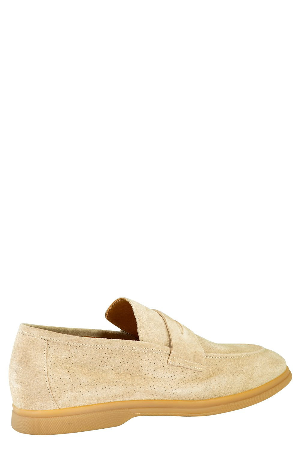 ELEVENTY-Suede Loafer - Taupe-