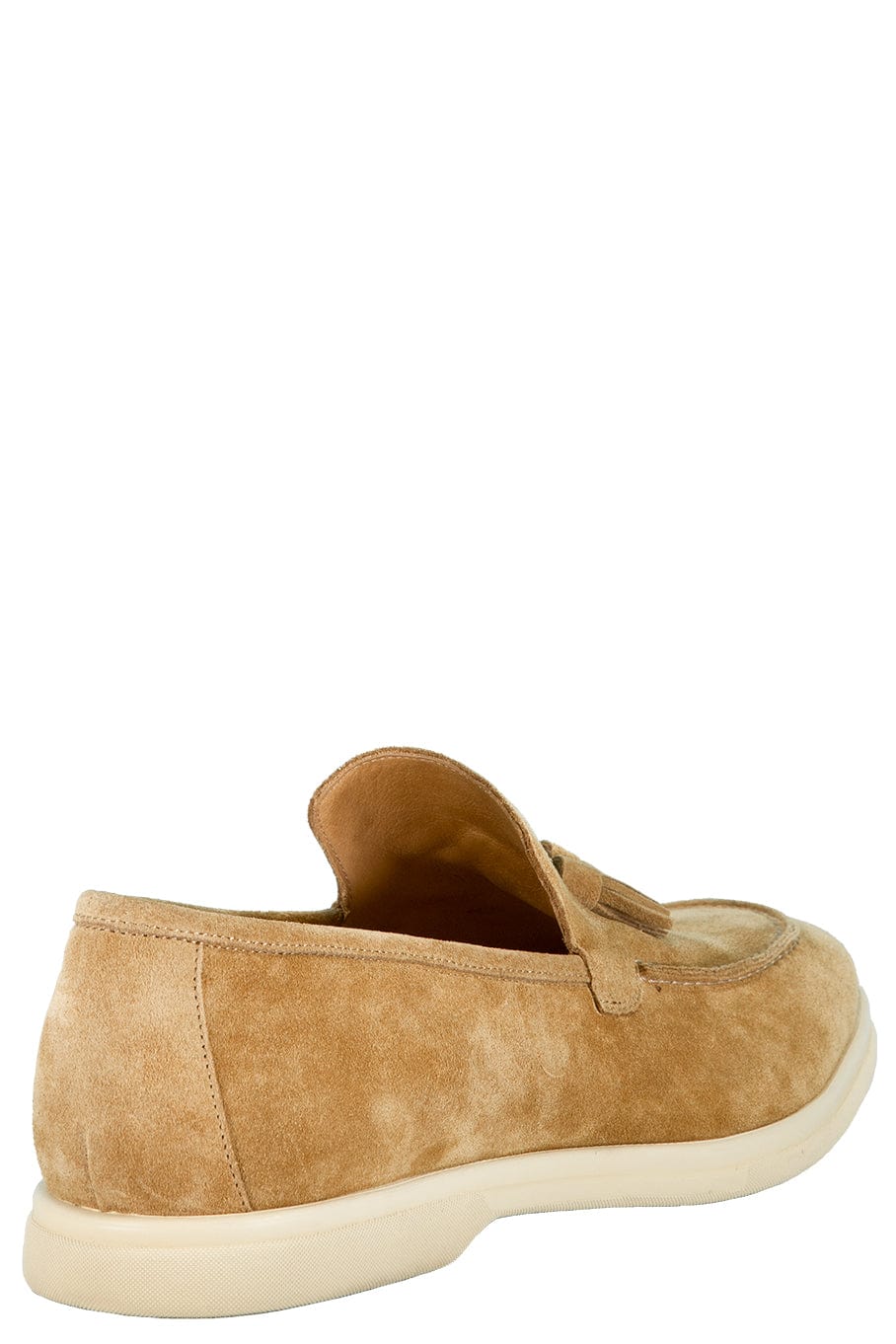 ELEVENTY-Suede Tassel Loafer-SABBIA