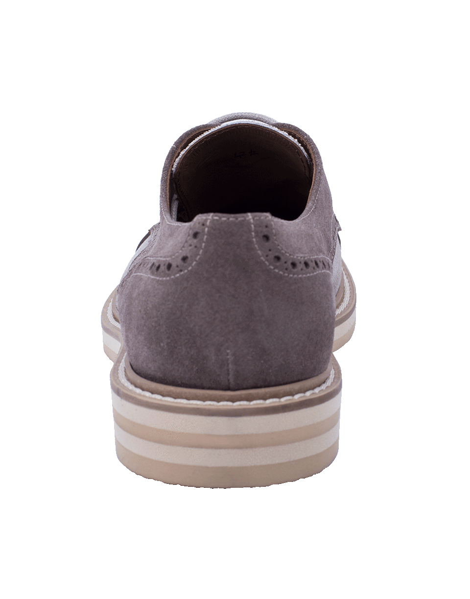 ELEVENTY-Linen Suede Oxford-