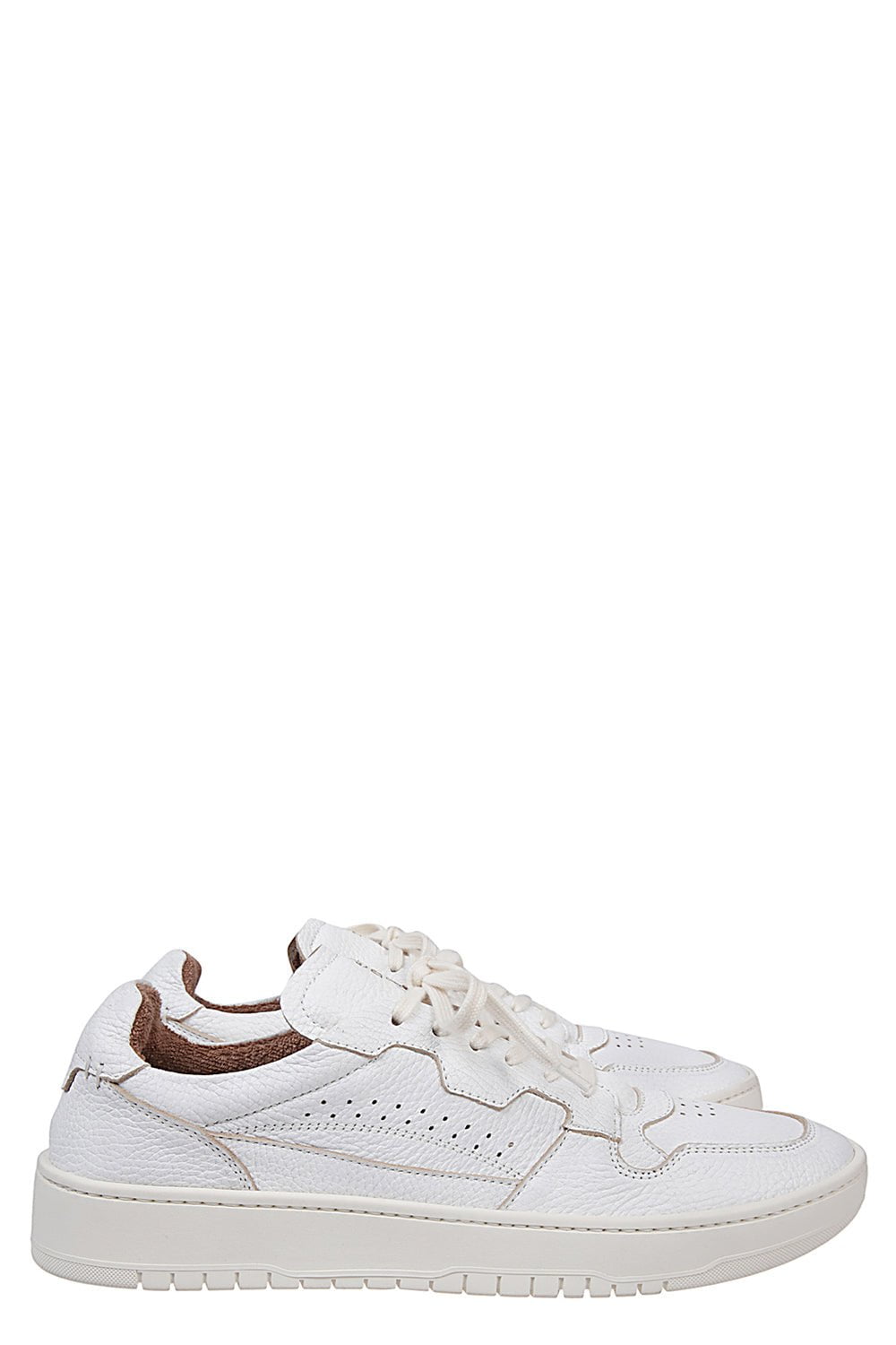 ELEVENTY-Vintage Sneaker - Ivory-
