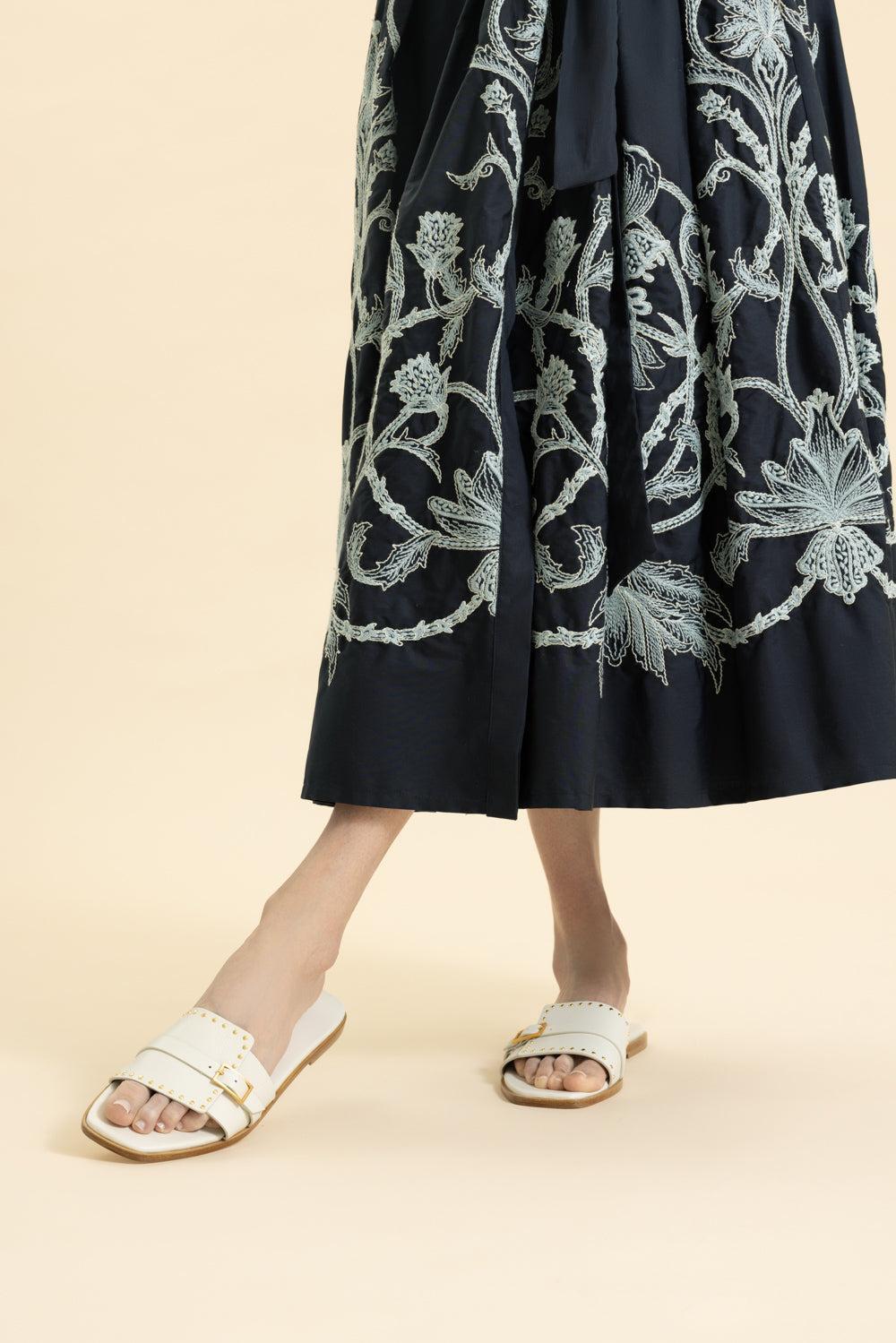 Buckle Slide Sandal-IVORY-37-SHOESANDAL-ELEVENTY