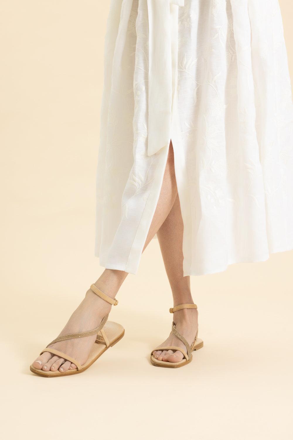 Crystal Wrap Sandal-SAND-36-SHOESANDAL-ELEVENTY