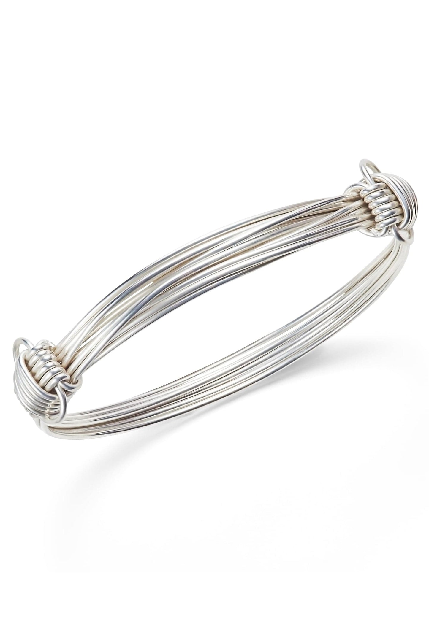 ELGE-The Six - Silver Knot Bracelet-SILVER