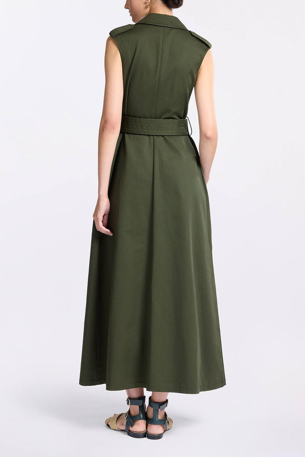 elie saab midi dress Gabardine Midi Dress