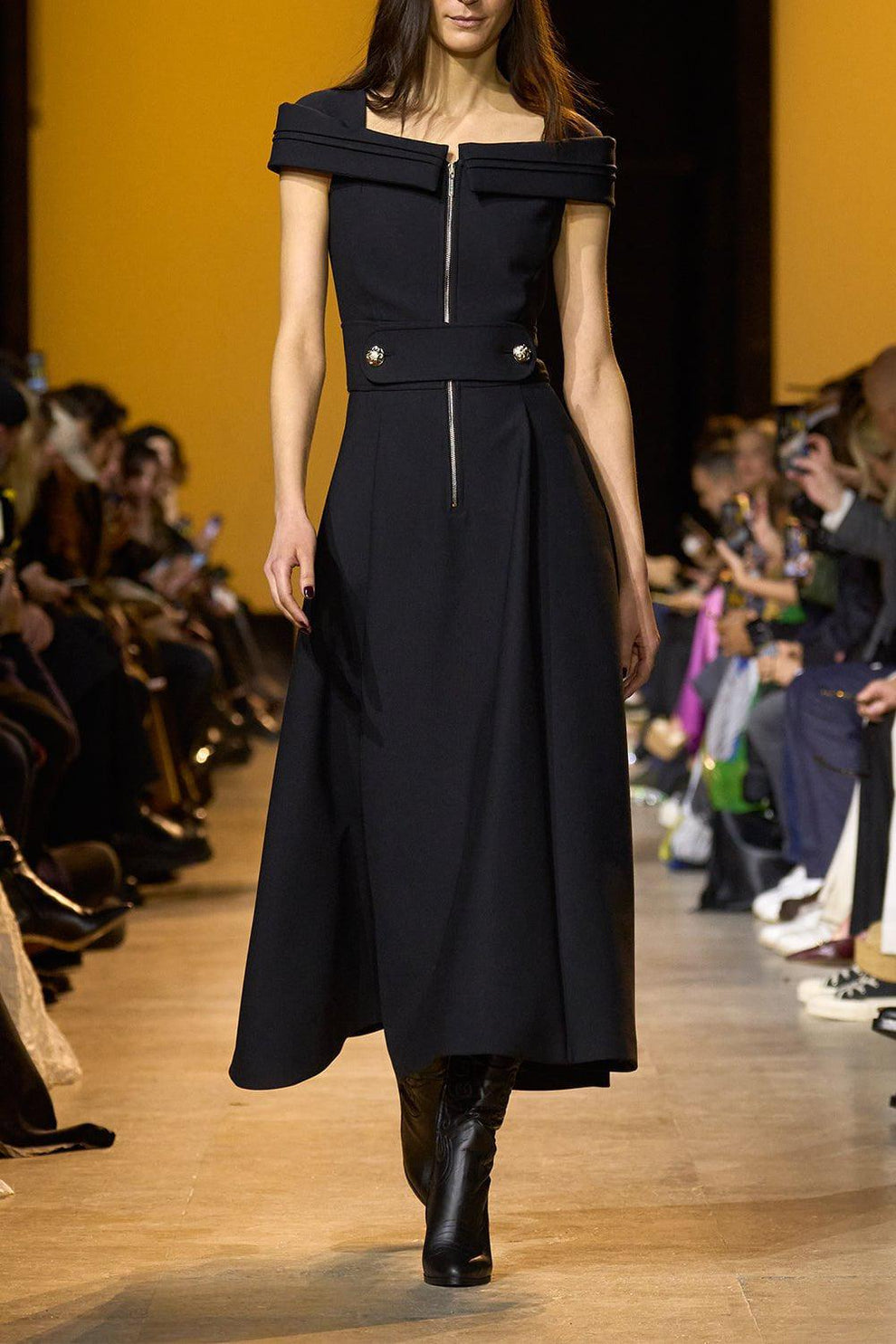 elie saab midi dress Structured Midi Dress