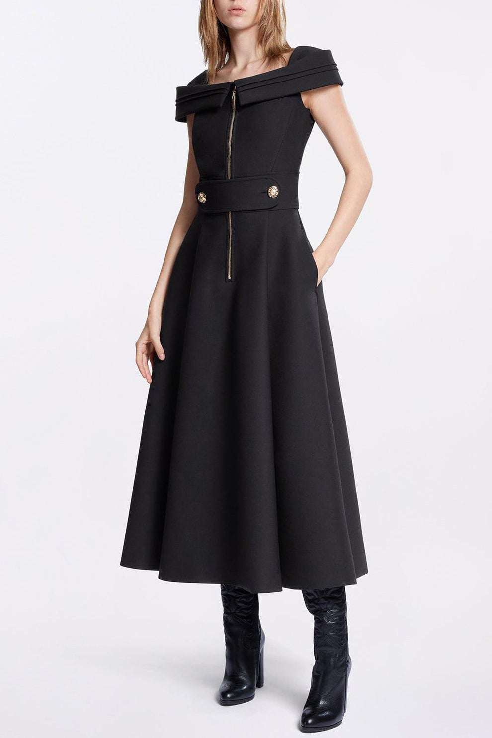 Structured Midi Dress Structured Midi Dress