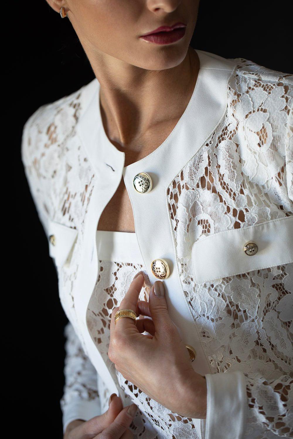 ELIE SAAB-Lace Jacket-