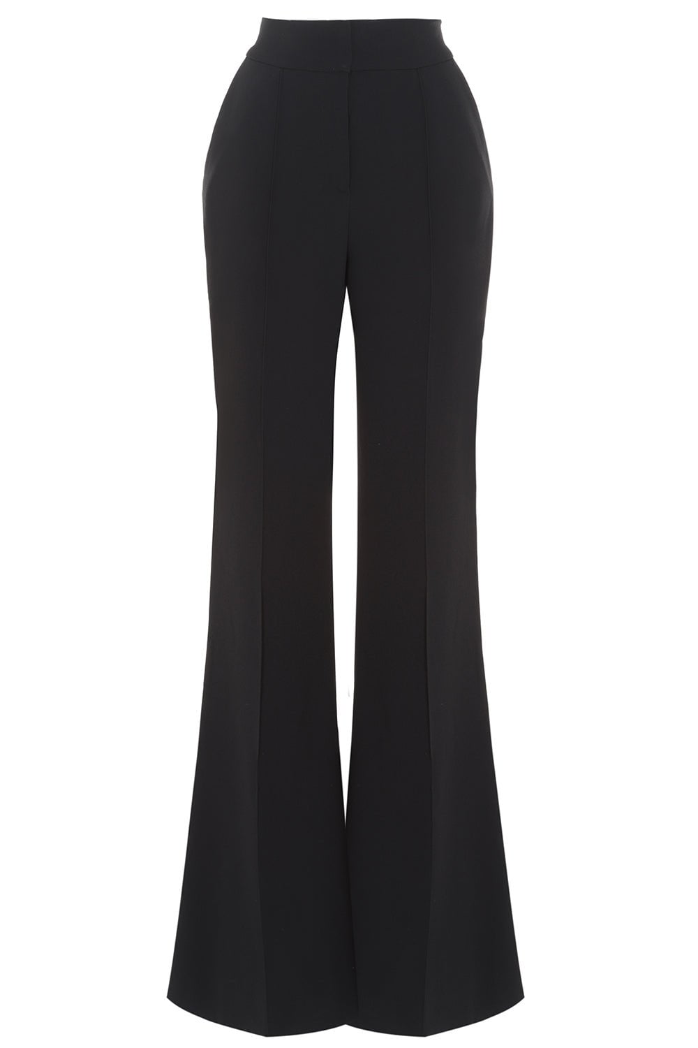 ELIE SAAB-Crepe Pant - Black-BLACK