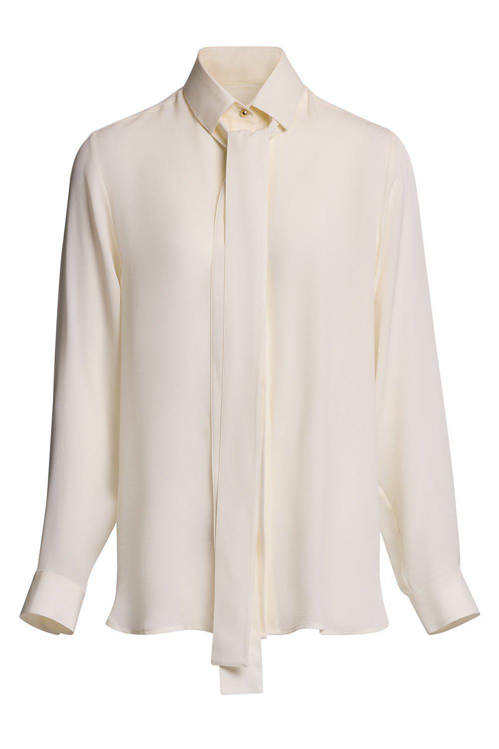 ELIE SAAB-Tie Neck Blouse-