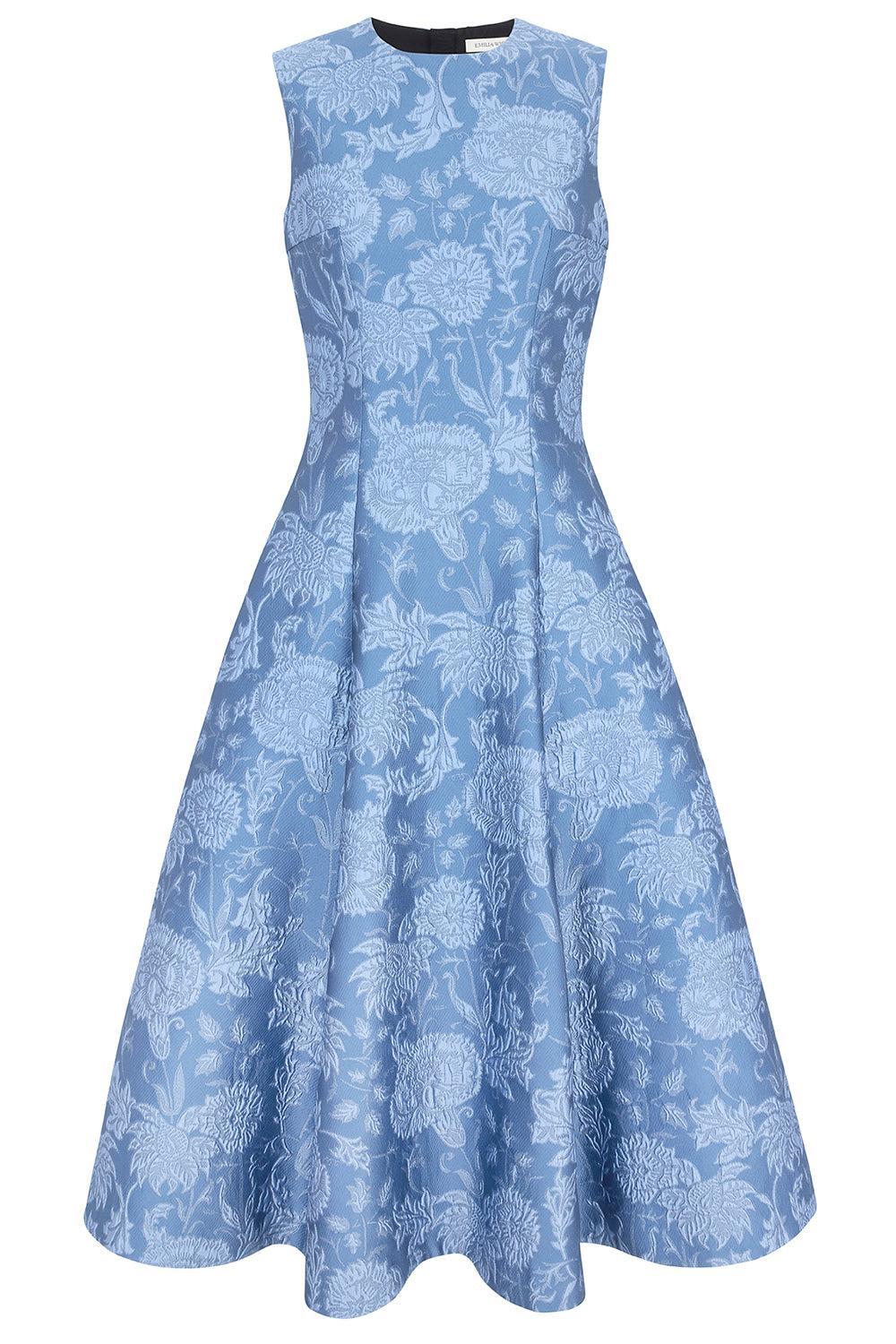 Mara Floral Midi Dress-BLUE-4-CLOTHINGDRESSCOCKTAIL-EMILIA WICKSTEAD