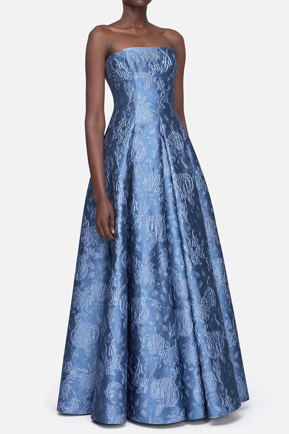 Letizia Floral Gown-BLUE-4-CLOTHINGDRESSGOWN-EMILIA WICKSTEAD