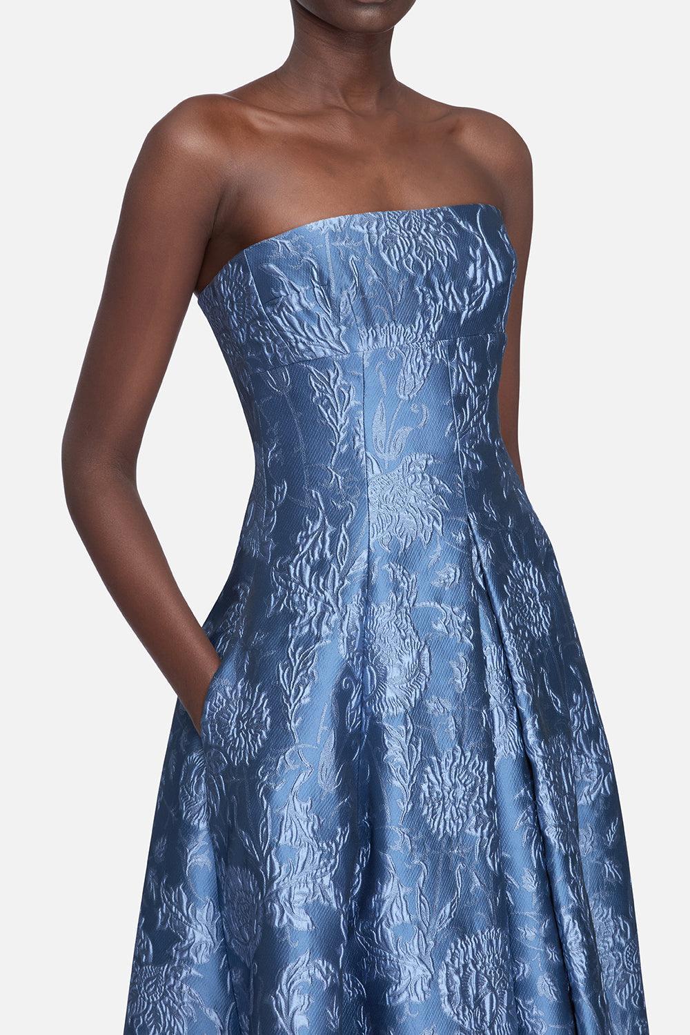 Letizia Floral Gown-BLUE-4-CLOTHINGDRESSGOWN-EMILIA WICKSTEAD