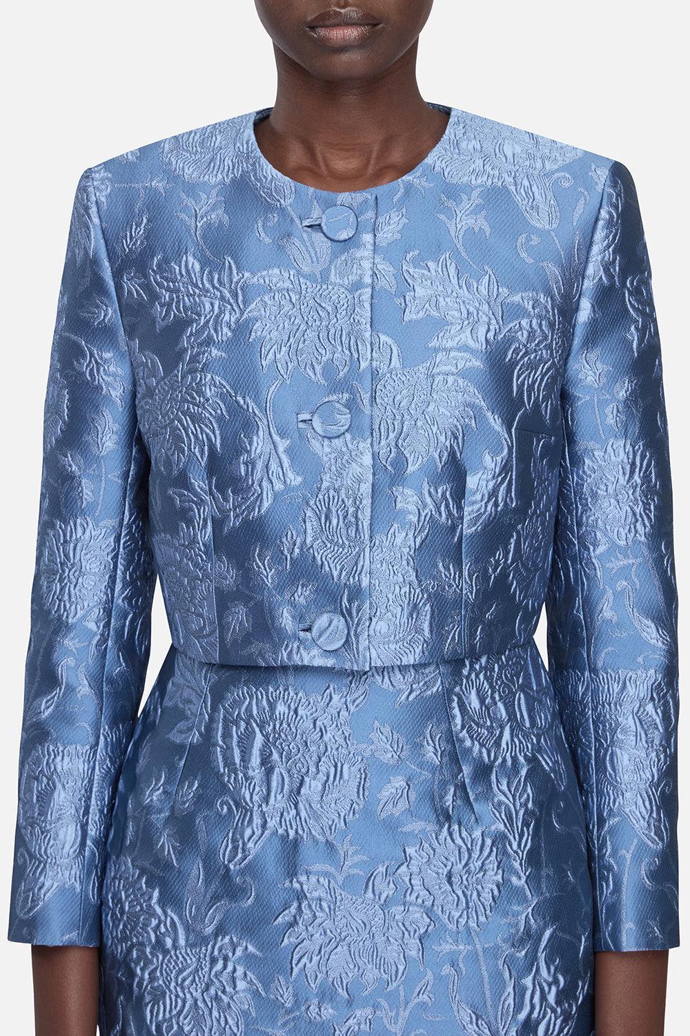 Lizette Floral Jacket-BLUE-6-CLOTHINGJACKETEVENING-EMILIA WICKSTEAD