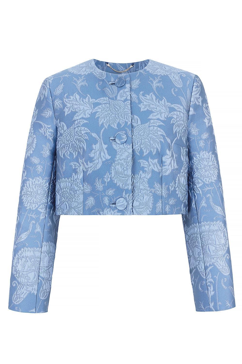 Lizette Floral Jacket-BLUE-6-CLOTHINGJACKETEVENING-EMILIA WICKSTEAD