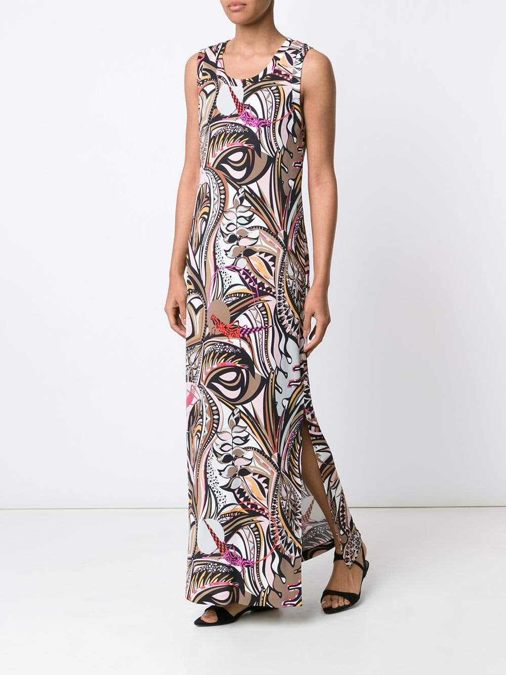 EMILIO PUCCI-Printed Maxi Dress-