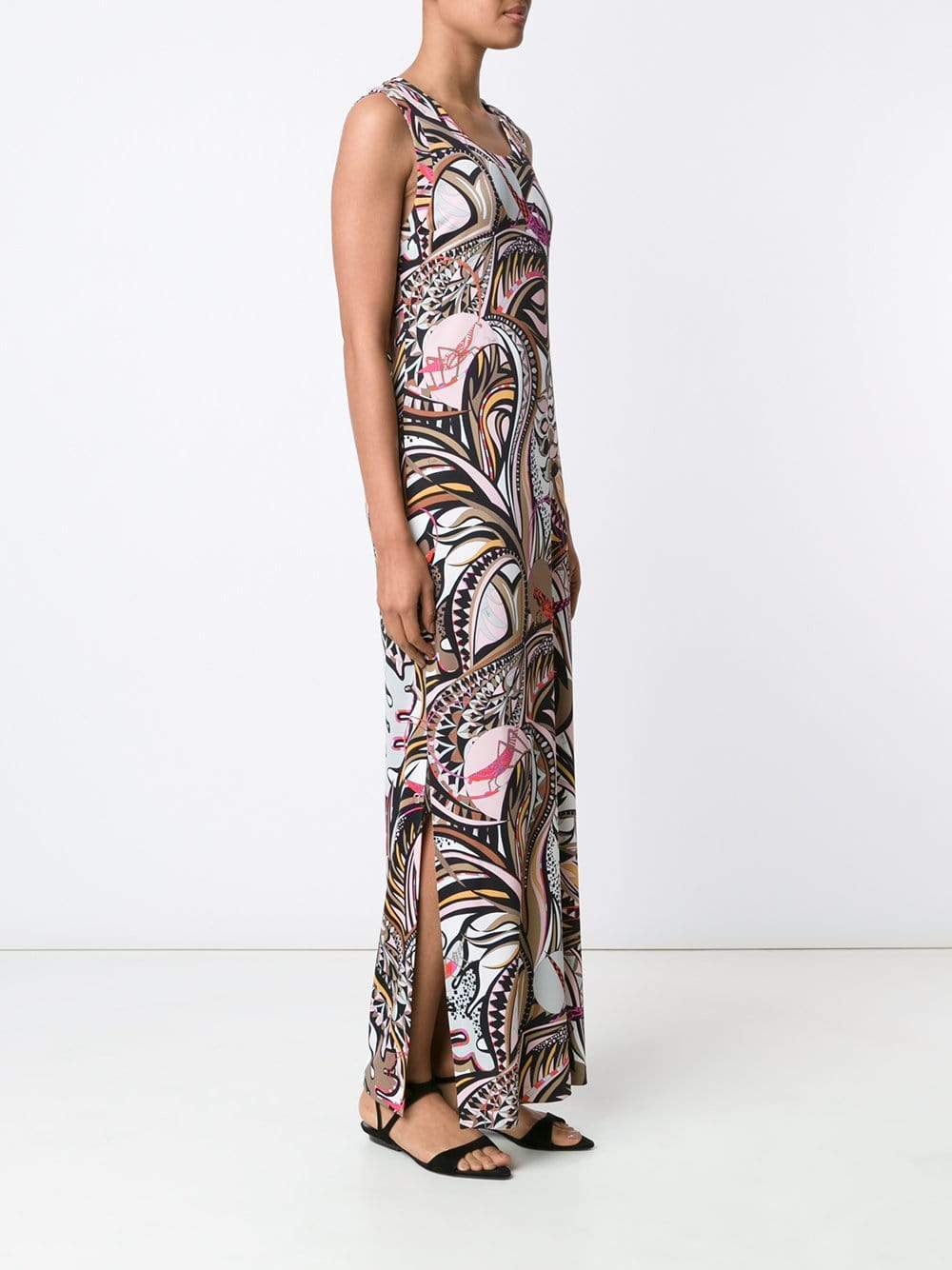 EMILIO PUCCI-Printed Maxi Dress-