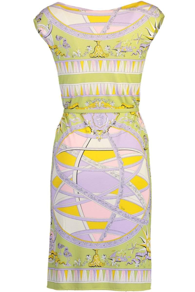 EMILIO PUCCI-Boat Neck Slim Dress-