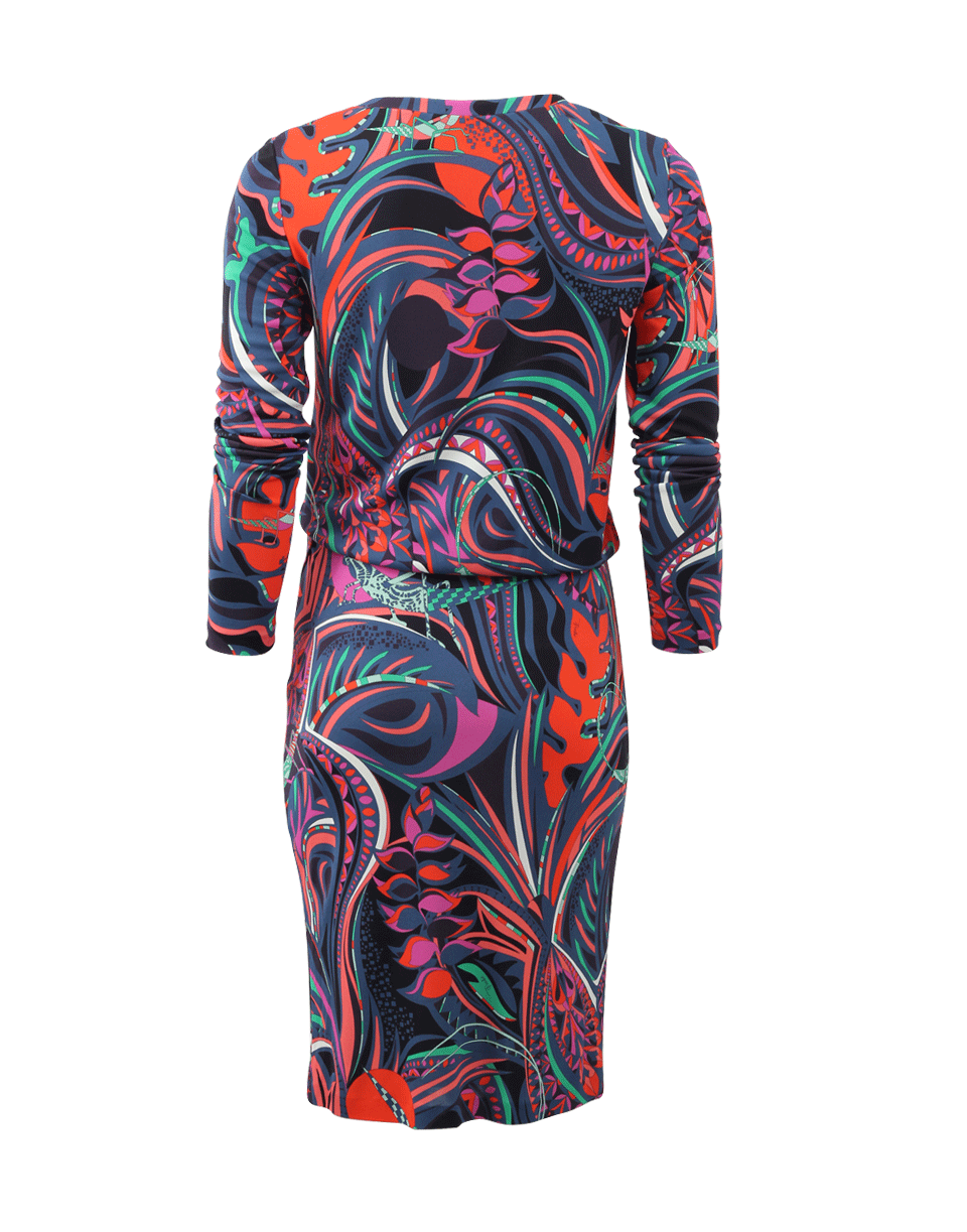 EMILIO PUCCI-Printed Blouson Dress-