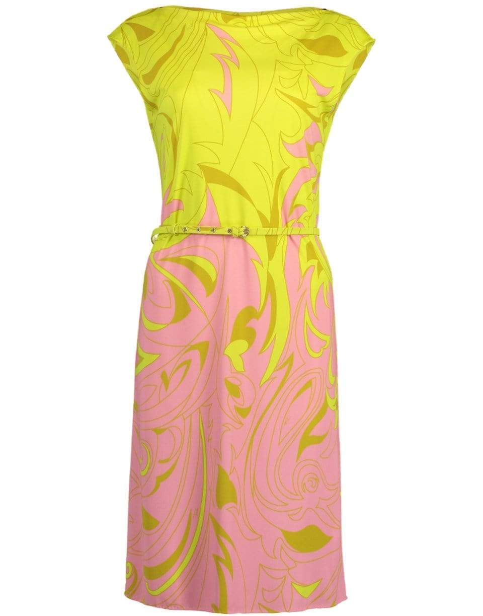 EMILIO PUCCI-Dinamica Dégradé Print Dress-