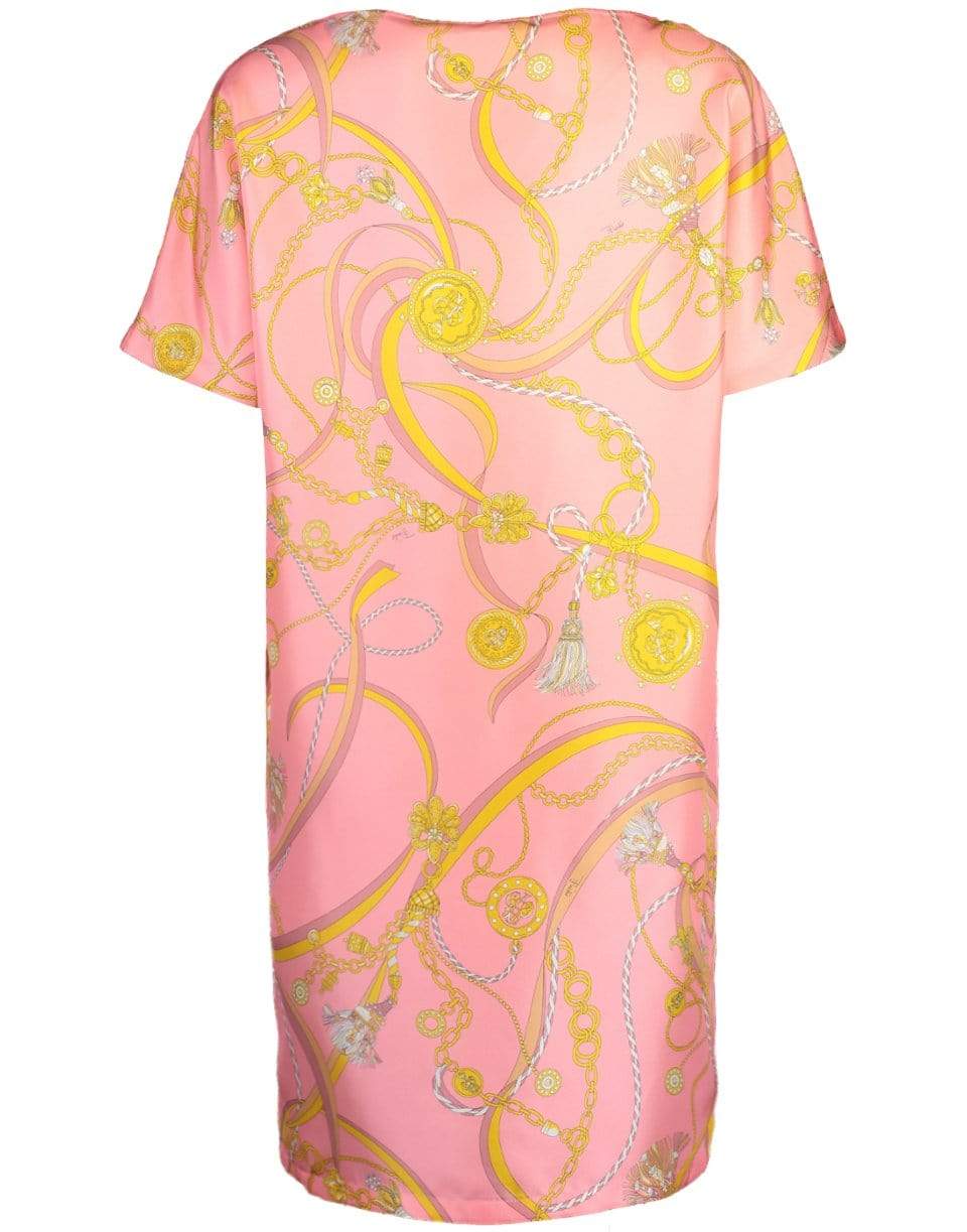 EMILIO PUCCI-Short Sleeve Crewneck Dress-