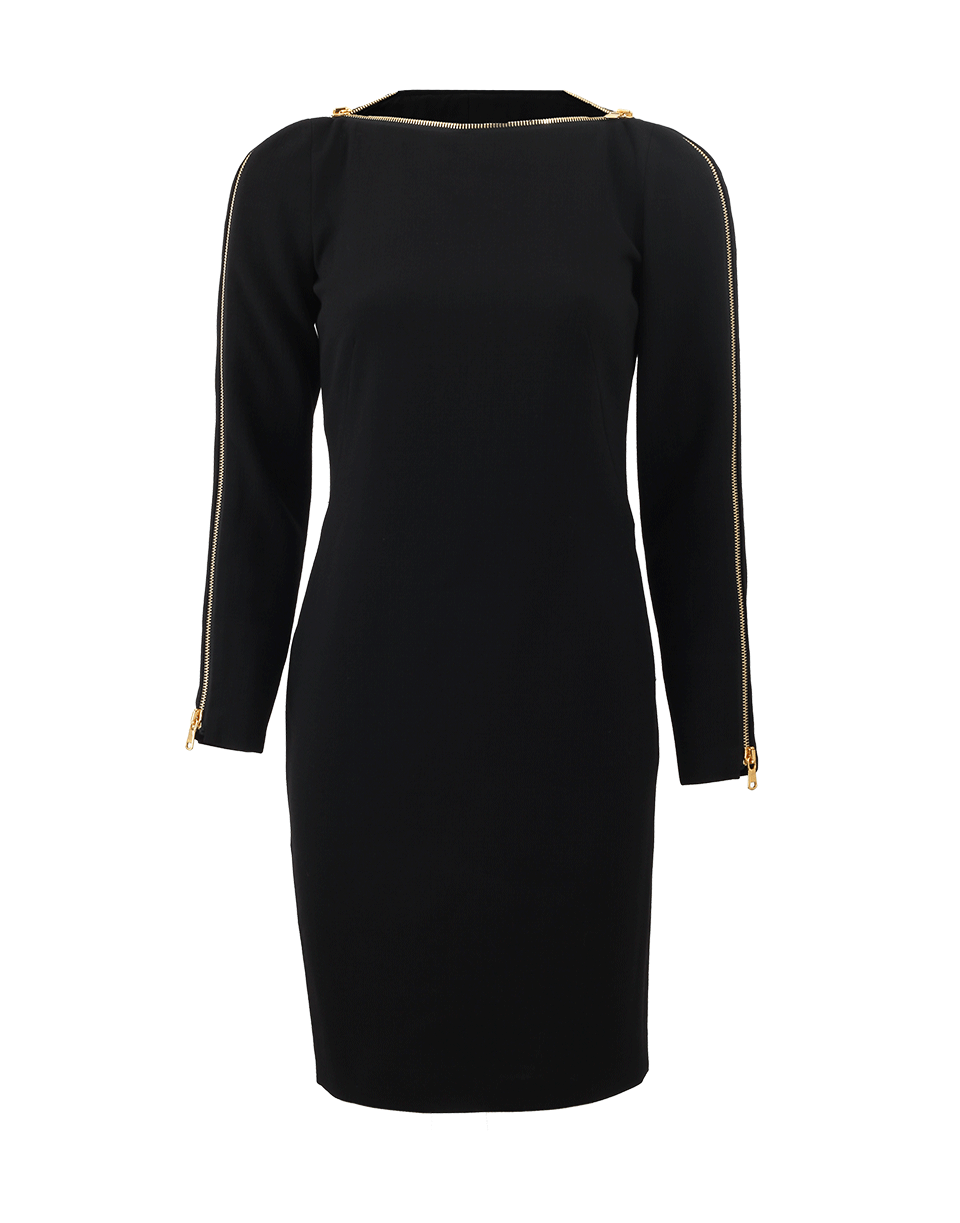 EMILIO PUCCI-Zipper Detail Fitted Dress-