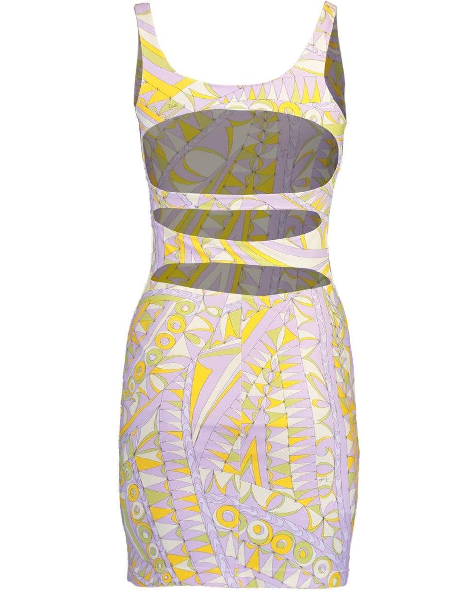 EMILIO PUCCI-Printed Fitted Mini Dress-