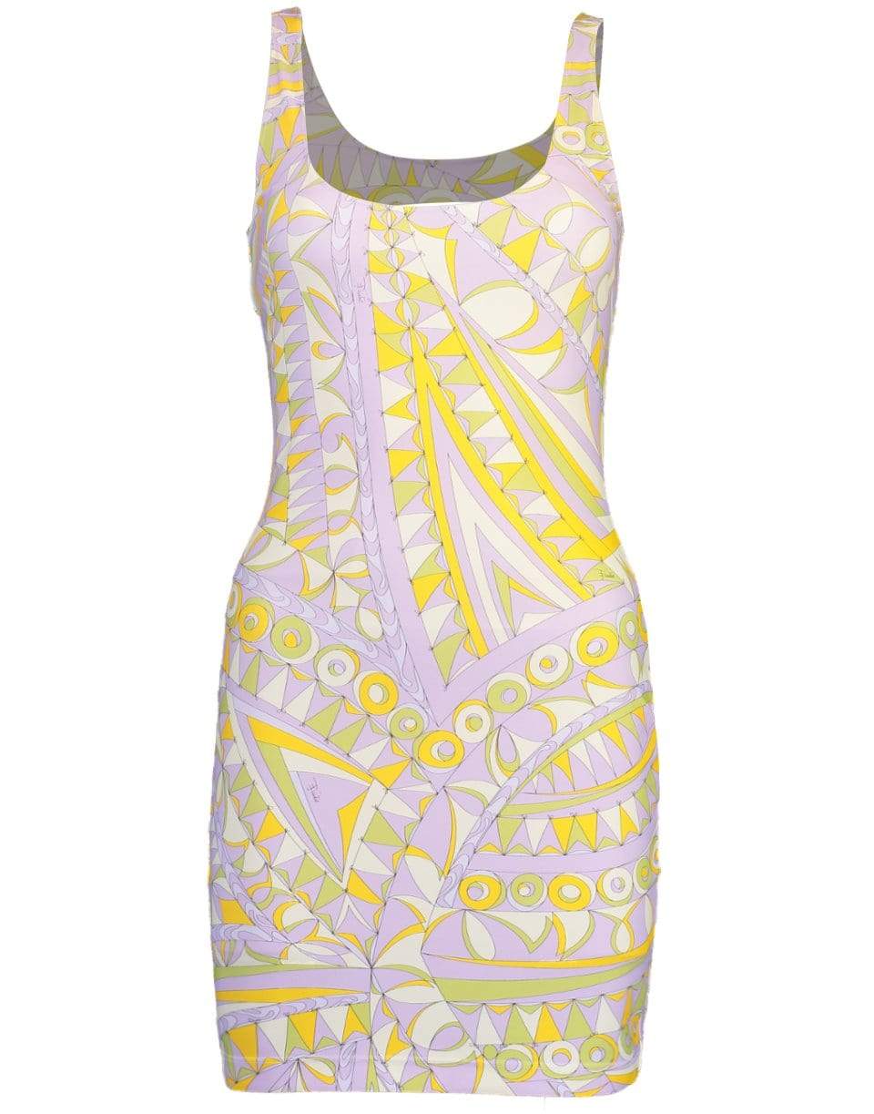 EMILIO PUCCI-Printed Fitted Mini Dress-