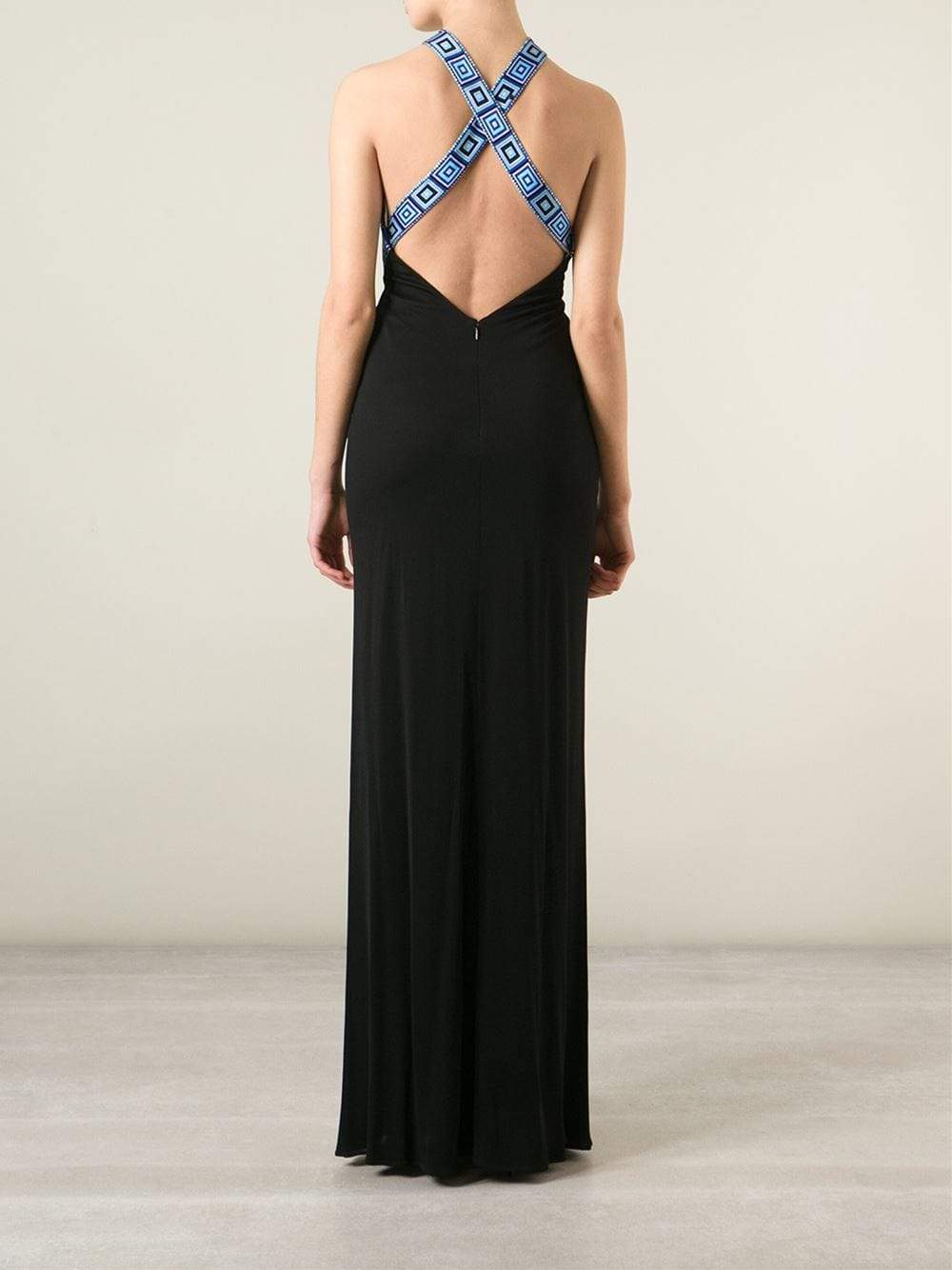 EMILIO PUCCI-Farfalla Halter Gown-